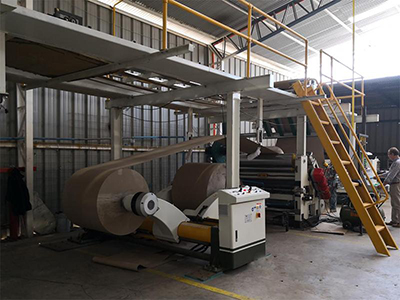 Single Facer Overhead Conveying System